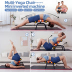 Mini Inversion Table Back Stretch Machine – Ab Trainer, Handstand Training, Yoga Fitness Equipment, Total Body Workout, Stretches Back & Neck, Home Gym Exercise Machine