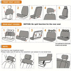 Universal 5-Seat Car Seat Covers Full Set – Breathable Wear-Resistant Fabric, All-Season Protection for Front & Rear Seats, Fits Most Car Models, Multiple Colors
