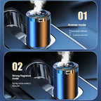 Smart Car Aroma Diffuser with Essential Oils Starry Sky Projection Humidifier Ambient Light Car Air Freshener Ocean Osmanthus Cologne Scent 1.69oz Bottle for Car Interior