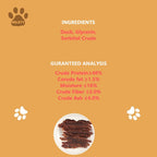 High-Protein Duck Jerky Dog Treats Bundle – Grain & Rawhide Free Daily Chews for Small, Medium & Large Breeds, Premium Quality Natural Dog Snacks