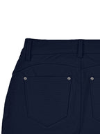 Women's High Waist Stretch Skinny Jeans Metal Button Detail Street Style Slim Fit Denim Pants 10 Colors S-XXL