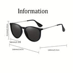 Women's Elliptical Oval Gradient Sunglasses - Lightweight Metal Hinge Frame with Pink Green Gradient Lenses, UV Protection Fashion Eyewear for Driving & Everyday, Includes Case & Cleaning Cloth