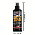 Headlight Restoration Kit with Restoration Fluid & Sponge – Removes Yellowing, Cloudiness & Oxidation, Restores Clarity & Shine Fast, Universal Fit for All Car Models, DIY Headlight Lens Repair & Polish Set