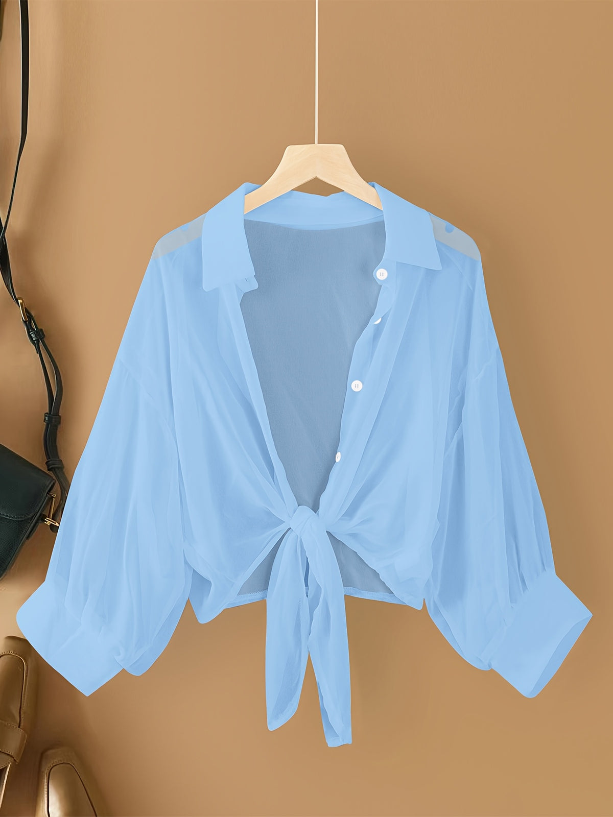Women's Chiffon Cardigan Short Lightweight Summer Cover Up Casual Open Front Kimono Shirt Top for Women S M L XL XXL