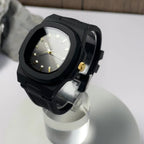 Men's Casual Silicone Band Quartz Watch Zinc Alloy Case Oval Dial Analog Pointer Display - Lightweight Everyday Fashion Watch Gift for Men Boyfriend Dad
