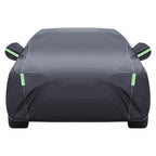 Waterproof Car Cover for Sedan & SUV – All Season UV Protection, Rain, Snow & Dust Shield, Thickened 190T Oxford Cloth, Fits Cars 183–216 Inches, Storage Bag Included – Black