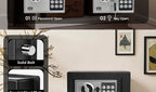 Fireproof Home Safe with Digital Keypad, Keys & Passcode Lock – Includes Fireproof Money Bag, Sensor Light & Adjustable Shelf for Home Office Business Money Valuables