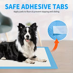 XXXL Thickened Dog Pee Pads – Super Absorbent 6-Layer Leakproof Odor-Reducing Puppy Training Pads for Large Dogs, Tear-Resistant Weighted Design for Bedroom & Dog Bed Use