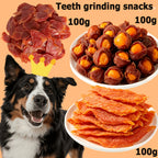High Protein Dog Treats Chicken Duck Jerky Grain-Free Training Rewards Sausage Dental Health Low Fat Easily Digestible Medium Large Breeds Gift Box Multi-Flavor Sets