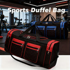 Large Capacity Travel Duffel Bag for Men & Women – Heavy-Duty Gym Bag with Multi-Pocket Design, Adjustable Shoulder Strap & Zipper Closure for Fitness, Weekend Trips, Business Travel & Outdoor Use