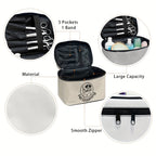 Pet Grooming Tool Storage Bag for Dogs & Cats – Portable Organizer with Handle & Double Zipper, Travel-Ready Dog Cat Grooming Kit Pouch, Ideal Gift for Pet Lovers