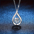 Sparkling Synthetic Zirconia Necklace Set 2-3pcs – Hypoallergenic Delicate Layering Necklaces for Women, Dainty CZ Jewelry for Casual Wear & Parties, Luxury Gift Set with Earring Bundle Option