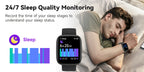 Smart Watch for Men & Women with Wireless Calling & Built-in Alexa – 1.83" HD Touch Screen, 100+ Sports Modes, Heart Rate Monitor, Waterproof Fitness Tracker, Compatible with iPhone & Android