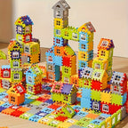 Building Blocks for Kids 126pcs – Square Plastic STEM Educational Toy Set, Creative Construction Blocks for Boys Girls, Enhances Intelligence & Creativity, Fun Learning Gift for Ages 3 4 5 6+