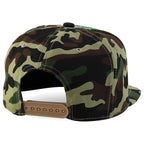 Rasta MJ Leaf 3D Embroidered Flat Bill Snapback Cap – Hip Hop Reggae Hat, Adjustable Snapback, One Size Fits Most, Unisex Streetwear Baseball Cap