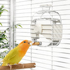 Bird Water Bottle for Cage – 15oz Large Capacity Anti-Drip Drinking Fountain with Metal Needle Nozzle for Cockatiels, Parakeets, Lovebirds & Small Birds, No-Drip Cage-Fixed Bird Feeder