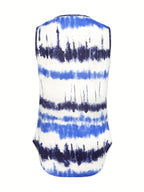 Women's Square Neck Ruffled Flowy Tank Top – Gathered Striped Print Sleeveless Blouse Casual Summer Tops Viridity Violet Vibrant Blue Apricot S-XXL
