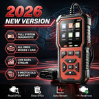 V539 OBD2 Scanner – Full Engine Code Reader with 6 Reset Modes, Battery Voltage Test, Reads & Clears Codes Without Battery – Compatible with All OBD2/EOBD Vehicles 1996 & Newer