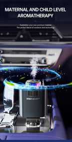 3-in-1 Car Charger Air Freshener & Starry Sky Ceiling Light – Dual Retractable Type-C & Lightning Cable 80cm, Aromatherapy Diffuser for iPhone 16/15 Samsung S25/S24, Car Interior Upgrade Gift