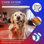 Indestructible Dog Chew Toys for Aggressive Chewers Large Breed Tough Nylon Dog Teething Toy Durable Sturdy Boredom Relief Interactive Chew Toy Keeps Dogs Busy Red 1pc 2pcs 4pcs