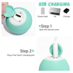 Smart Automatic Rolling Ball Cat Toy – 150mAh Rechargeable Battery, Self-Moving Interactive Ball for Hours of Indoor Cat Play & Exercise, Electronic Kitten Toy