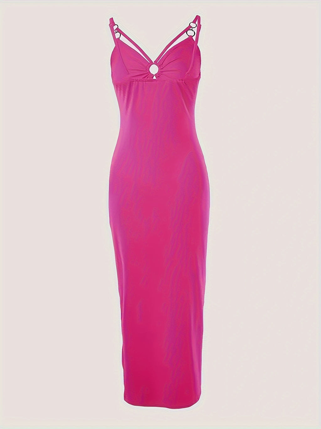 Women's Sleeveless Sexy Bodycon Slit Dress Fashion Form-Fitting Mini Dress for Party Going Out Club Night | Rose Red Royal Blue Pink Black