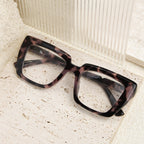 8-Pack Retro Rectangular Reading Glasses for Women Color Clash Design Spring Hinges Comfortable Fit Party Holiday Halloween Christmas Gift +100 to +400