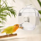 Bird Water Bottle for Cage – 15oz Large Capacity Anti-Drip Drinking Fountain with Metal Needle Nozzle for Cockatiels, Parakeets, Lovebirds & Small Birds, No-Drip Cage-Fixed Bird Feeder