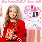 20pcs Fashion Doll Clothes and Accessories Set for 11.5-12 Inch Dolls - 5 Dresses 3 Tops 3 Pants 7 Pairs Shoes 2 Bags, Random Style Doll Outfit Gift for Girls, Christmas Birthday Present, Doll Not Included