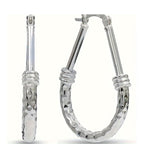 S925 Sterling Silver Hoop Earrings Italian Classic Design Elegant Luxury Daily Wear Engagement Wedding Gift for Wife Girlfriend