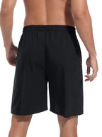 Men's Athletic Shorts 5-Pack – Quick-Dry Gym Workout & Basketball Shorts with Stretch Waistband & Side Zip Pocket, Lightweight Activewear for Running, Hiking & Casual Wear