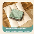 2XL Orthopedic Dog Bed for Large Breeds – Washable Removable Cover, Polyester Fiber Fill, Non-Slip Bottom, All Season Comfort Lounge Pad for Big Dogs