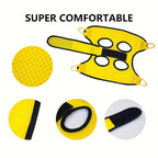Dog Grooming Hammock – Breathable Hanging Pet Restraint Hammock for Nail Trimming, Bathing & Grooming Small Dogs & Cats, S/M/L Sizes, Hook & Loop Fastener 5-Piece Set