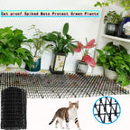 Cat Scat Mat with Plastic Spikes – 6.5ft or 13.1ft Outdoor & Indoor Cat Deterrent Mat, Keeps Cats Off Garden Beds, Yard, Couch & Furniture, Humane Cat Repellent Spike Strip, Flexible & Durable
