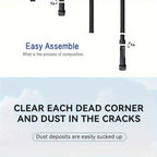 Cordless Handheld Vacuum Cleaner 5000Pa Strong Suction USB Rechargeable Portable Wireless Vacuum for Car Interior, Home, Office & Pet Hair – 40dB Low Noise, 2000mAh Battery, One-Click Dust Empty