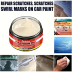 Car Scratch Remover and Swirl Mark Eliminator - Nano Shine Polish Automotive Scratch Repair Paste Kit 1.18oz with Applicator Sponge, Compatible with All Paint Colors for Vehicle Surface Restoration