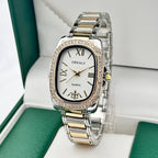 Women's Elegant Oval Dial Quartz Watch with Roman Numerals – Classic Analog Dress Watch with Alloy Band in 7 Colors, Perfect Gift for Women, Birthday, Anniversary & Holiday