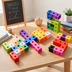 Interlocking Cube Building Blocks Snap Puzzle for Kids – Versatile STEM Preschool Toy for Logical Thinking, Fine Motor Skills & Creative Construction Play | Educational Gift for Boys & Girls Ages 3+