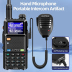 BAOFENG GM-5RH 10W Long Range GMRS Radio 2-Pack - Handheld Two-Way Radio with NOAA Weather, USB-C Charging, 999CH, 2500mAh Battery, 771 & 805S Antenna for Hunting Camping Climbing