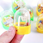 Mini Finger Basketball Shooting Game Set - Portable Desktop Tabletop Toy with Transparent Basket & Colorful Balls, 10 or 20pcs Bulk Pack, Party Favor Goody Bag Filler, Halloween & Christmas Gift, Random Colors