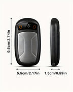 2 Pack Rechargeable Hand Warmers with COB Flashlight & Magnetic Base – 12Hr Heat, Portable Electric Pocket Warmer, Christmas Gift for Women Men Outdoor Winter