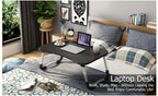 Lap Desk Bed Tray for Laptop & Eating – Large Breakfast Tray with Cup Holder & Drawer for Sofa Couch Floor Sitting, Study Reading Writing Portable Lap Table