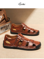Men's Closed Toe Sport Sandals – Breathable Outdoor Fisherman Shoes, Anti-Slip Summer Beach Loafers for Hiking, Walking & Water Activities | Velora