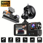 1080P Dual Channel Dash Cam Front & Rear 170° Wide Angle with Super Night Vision Loop Recording G-Sensor Wi-Fi – FHD Car DVR Dashboard Camera Tachograph for Cars Trucks SUVs