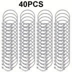 40pcs DIY Snake Chain Bracelet Making Kit – Adjustable Bead Pendant Bracelets with Heart Extension Chain, Bulk Jewelry Supplies for Crafting, Gifts, and Handmade Jewelry Projects