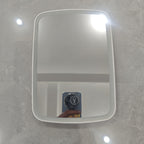 LED Makeup Mirror with Touch Sensor – 3 Lighting Modes (White, Daylight, Warm), Adjustable Brightness, Portable Folding Vanity Mirror, USB Charging, Compact Travel & Desktop Cosmetic Mirror