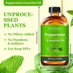 Pure Natural Essential Oils 4 FL OZ – Lavender Eucalyptus Frankincense Peppermint Lemon Sweet Orange for Diffuser Aromatherapy Soap Candle Body Oil