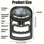 Digital Hand Grip Strength Tester – Hand Dynamometer 264 lbs / 120 kg Adjustable Grip Trainer for Sports Training, Fitness Testing, Physical Therapy & Rehabilitation, Men Women Athletes
