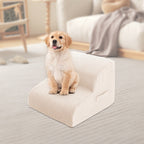 Dog Stairs for Bed & Sofa – Non-Slip Pet Steps 2/3/4 Steps for Small Dogs Cats, Removable Washable Cover, Orthopedic Ramp for Senior Dogs, Injured Pets & Joint Pain Relief, 5 Colors