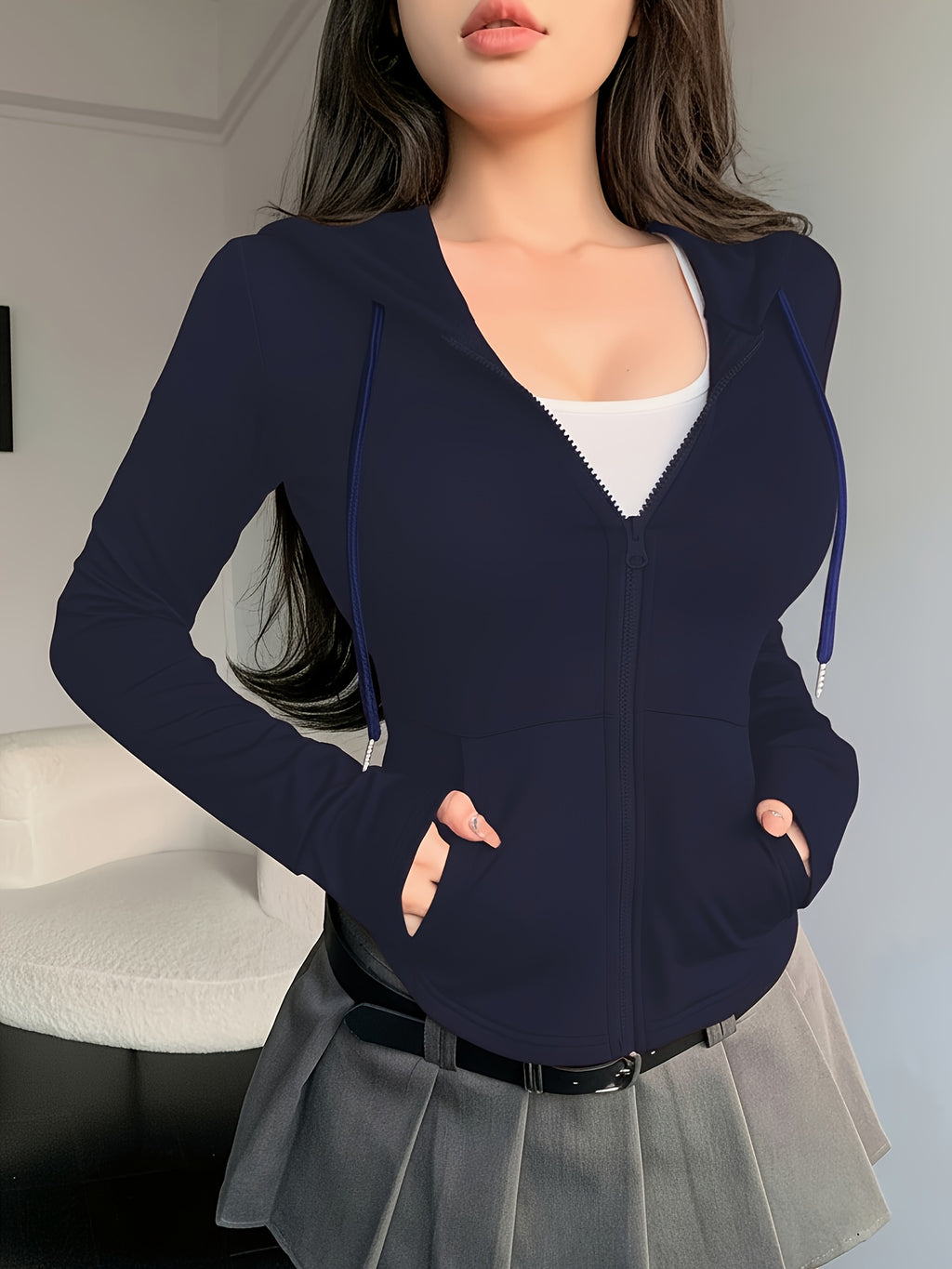 Women's Lightweight Hoodie Casual Solid Color Hooded Sweatshirt Spring Summer Knit Fabric Pullover XS S M L XL XXL Multiple Colors